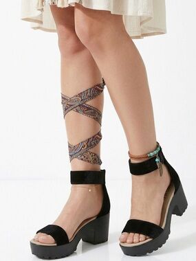 Koi Footwear Black Women's Sandals 7